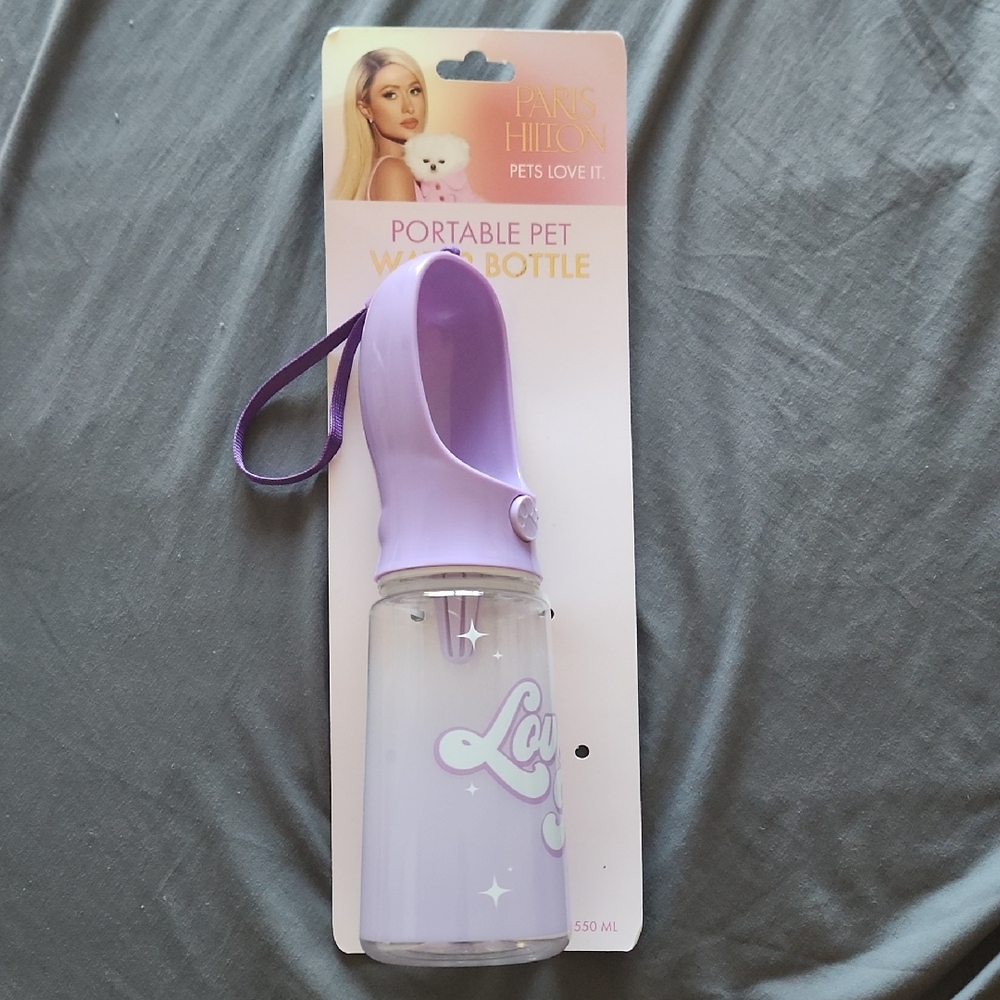Paris Hilton Lavender Pet Water Bottle